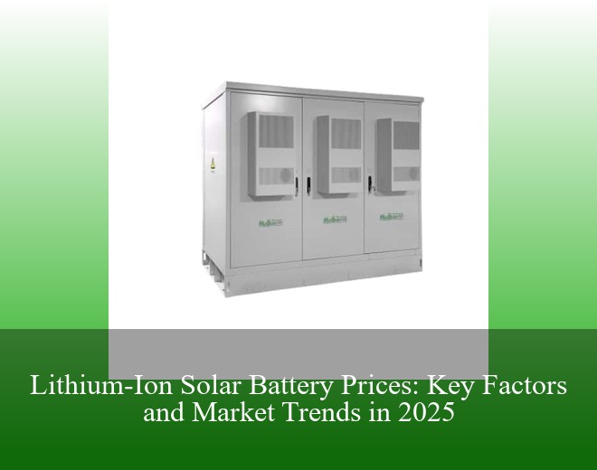 Lithium-Ion Solar Battery Prices: Key Factors and Market Trends in 2025