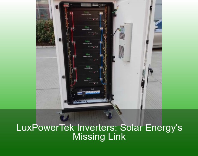 LuxPowerTek Inverters: Solar Energy's Missing Link