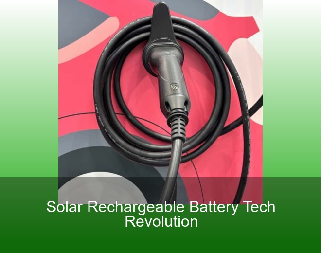 Solar Rechargeable Battery Tech Revolution