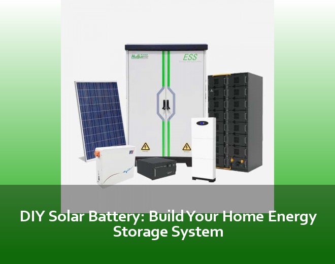 DIY Solar Battery: Build Your Home Energy Storage System