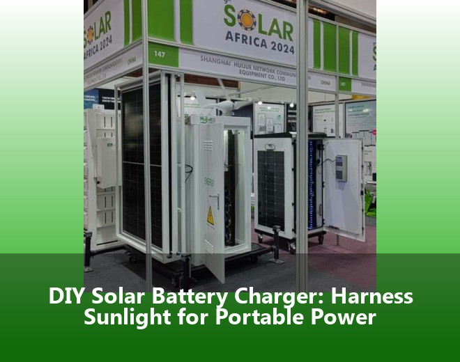 DIY Solar Battery Charger: Harness Sunlight for Portable Power