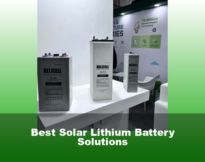 Best Solar Lithium Battery Solutions
