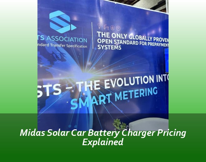 Midas Solar Car Battery Charger Pricing Explained
