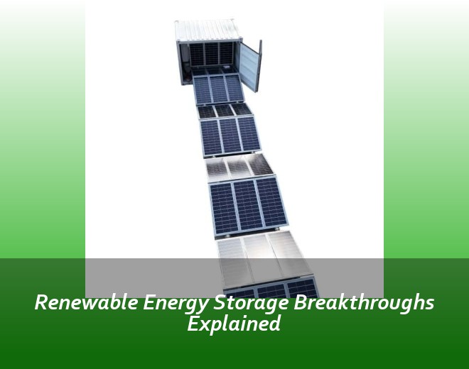 Renewable Energy Storage Breakthroughs Explained