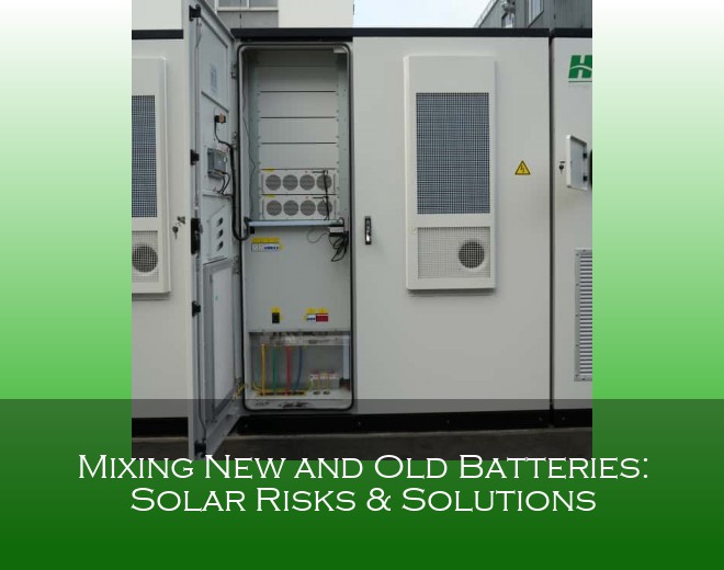 Mixing New and Old Batteries: Solar Risks & Solutions