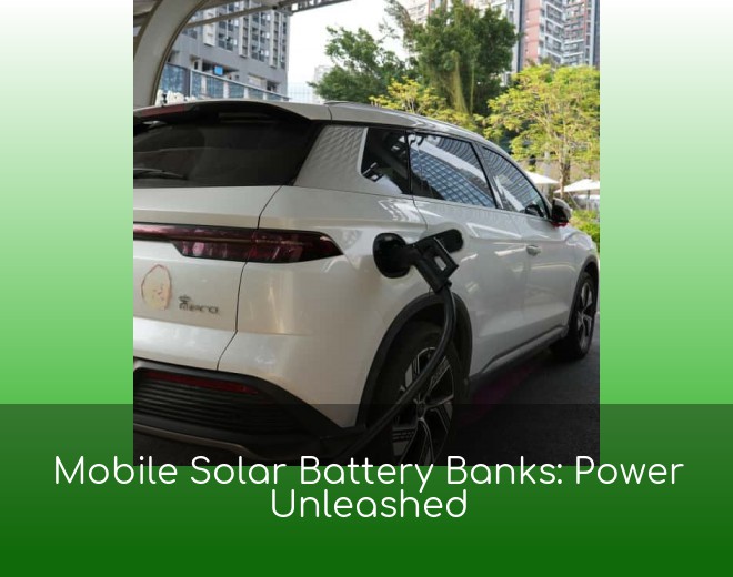 Mobile Solar Battery Banks: Power Unleashed