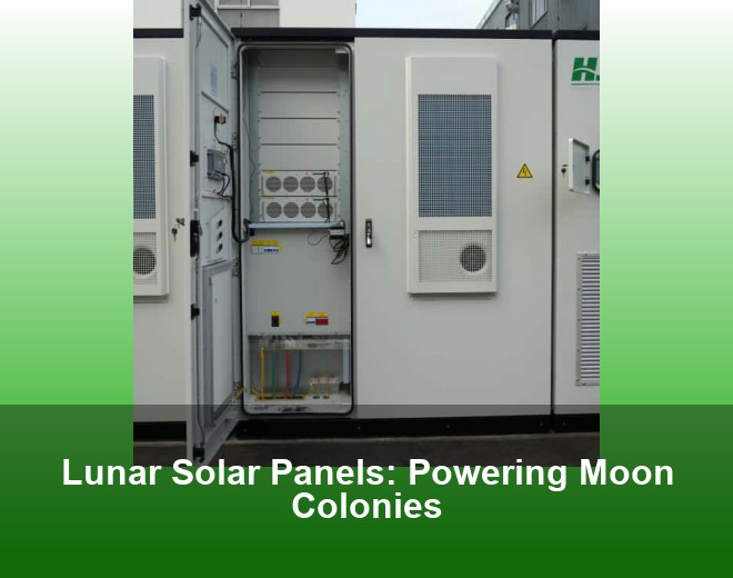 Lunar Solar Panels: Powering Moon Colonies