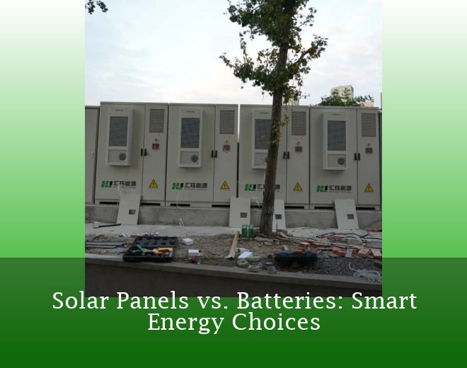 Solar Panels vs. Batteries: Smart Energy Choices