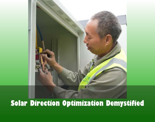 Solar Direction Optimization Demystified