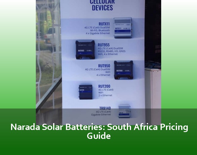 Narada Solar Batteries: South Africa Pricing Guide