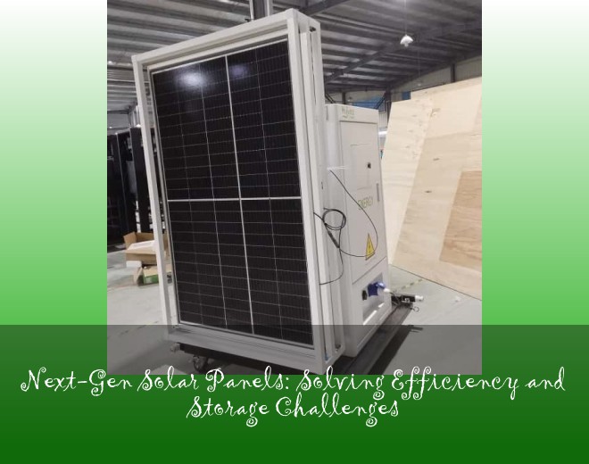 Next-Gen Solar Panels: Solving Efficiency and Storage Challenges