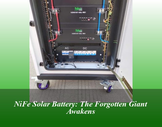 NiFe Solar Battery: The Forgotten Giant Awakens