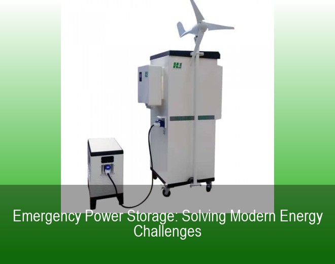 Emergency Power Storage: Solving Modern Energy Challenges