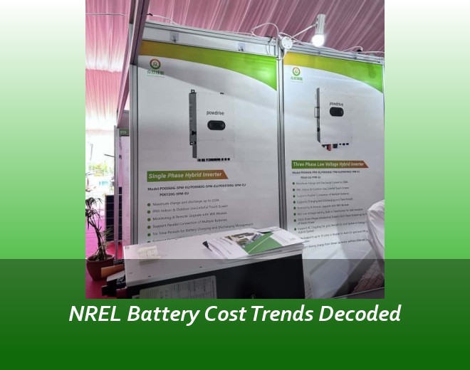 NREL Battery Cost Trends Decoded