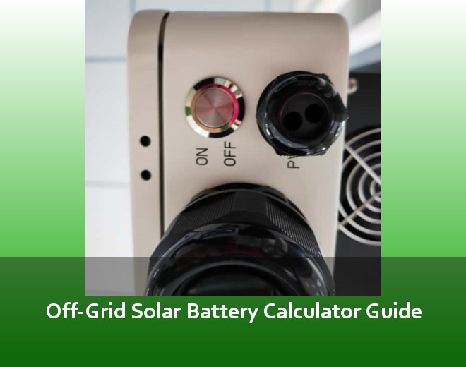 Off-Grid Solar Battery Calculator Guide