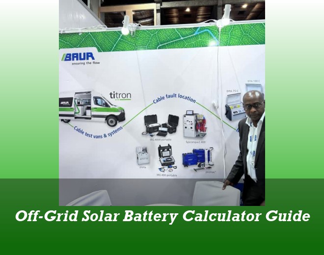 Off-Grid Solar Battery Calculator Guide