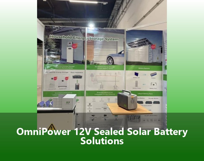 OmniPower 12V Sealed Solar Battery Solutions