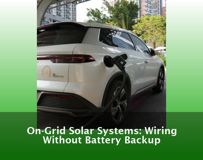 On-Grid Solar Systems: Wiring Without Battery Backup
