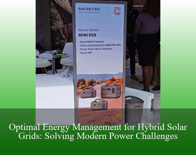 Optimal Energy Management for Hybrid Solar Grids: Solving Modern Power Challenges