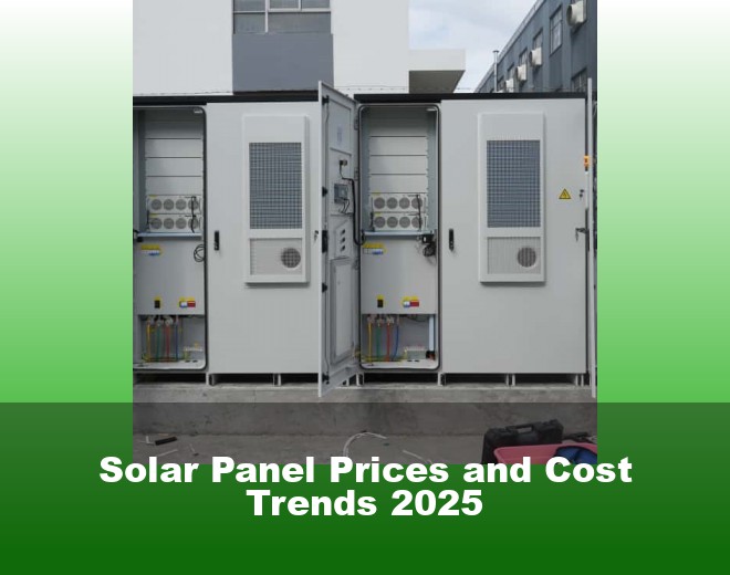 Solar Panel Prices and Cost Trends 2025