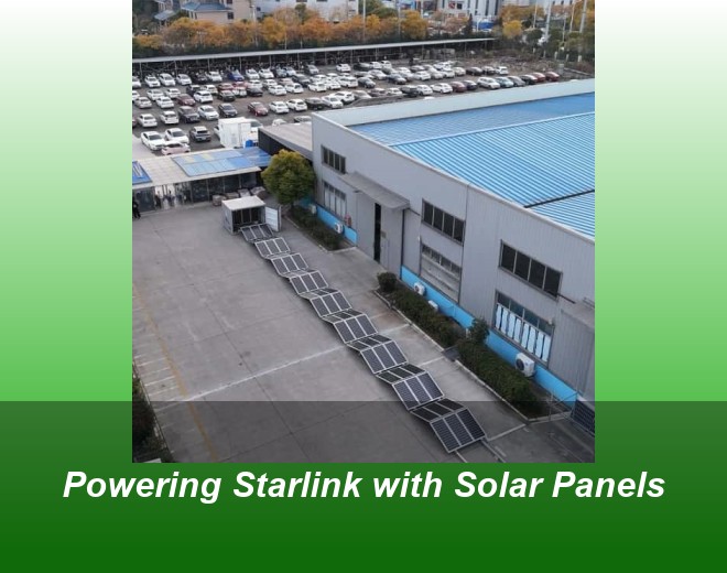 Powering Starlink with Solar Panels