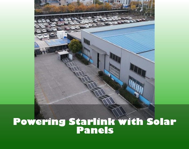 Powering Starlink with Solar Panels