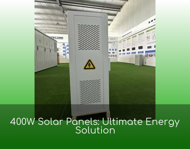 400W Solar Panels: Ultimate Energy Solution