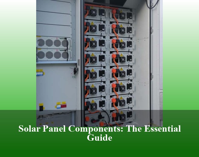 Solar Panel Components: The Essential Guide