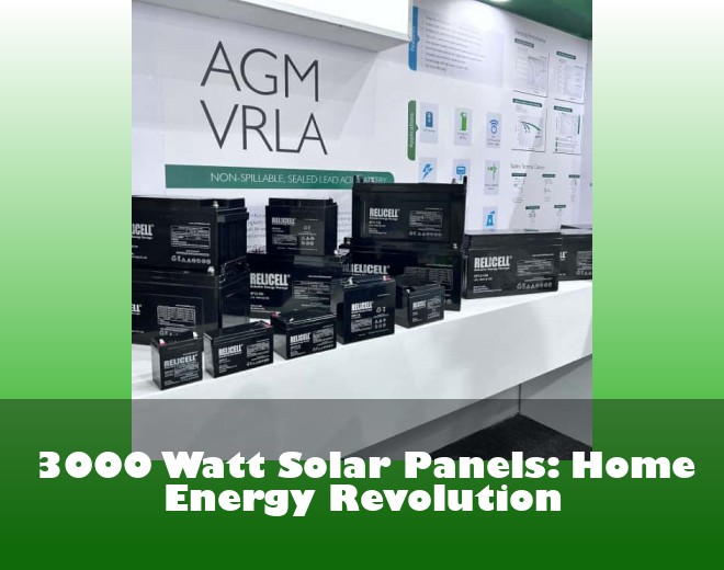 3000 Watt Solar Panels: Home Energy Revolution