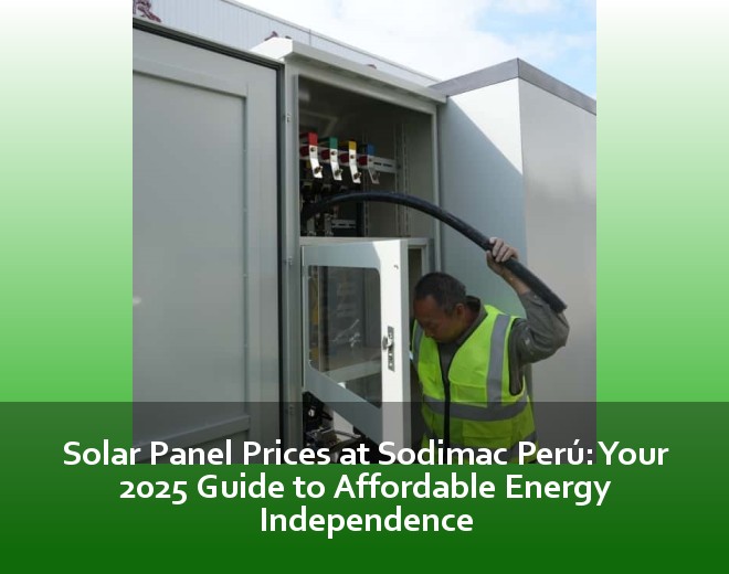 Solar Panel Prices at Sodimac Perú: Your 2025 Guide to Affordable Energy Independence