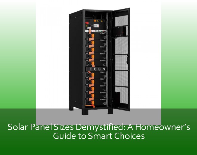 Solar Panel Sizes Demystified: A Homeowner’s Guide to Smart Choices