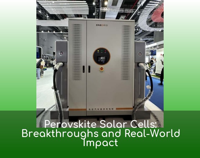 Perovskite Solar Cells: Breakthroughs and Real-World Impact