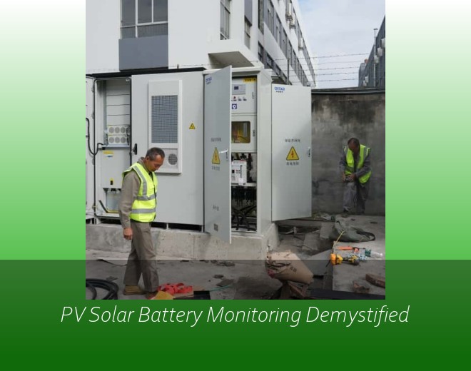 PV Solar Battery Monitoring Demystified