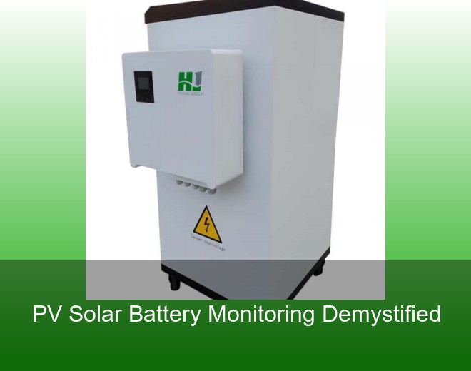 PV Solar Battery Monitoring Demystified