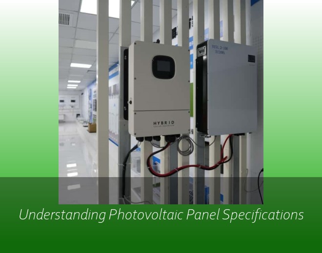 Understanding Photovoltaic Panel Specifications