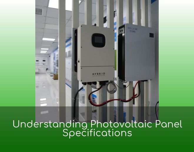Understanding Photovoltaic Panel Specifications