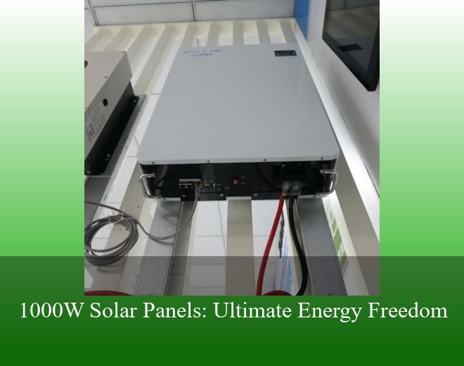 1000W Solar Panels: Ultimate Energy Freedom