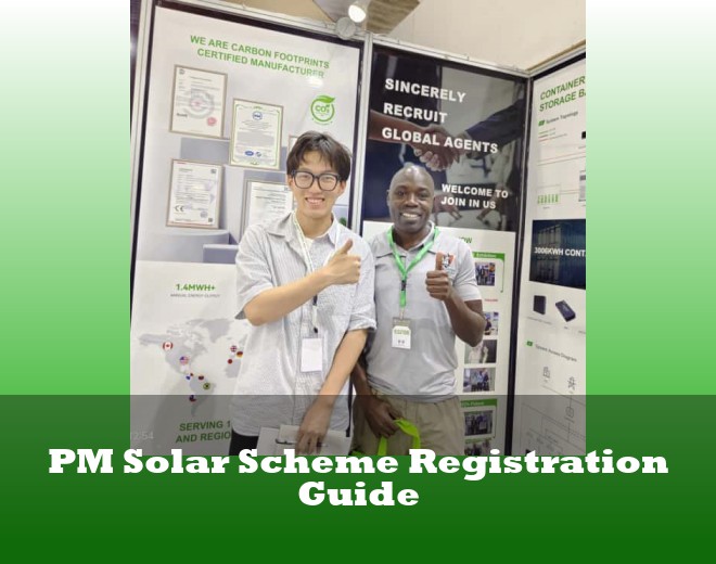 PM Solar Scheme Registration Guide
