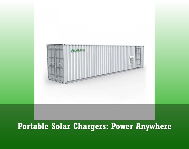 Portable Solar Chargers: Power Anywhere