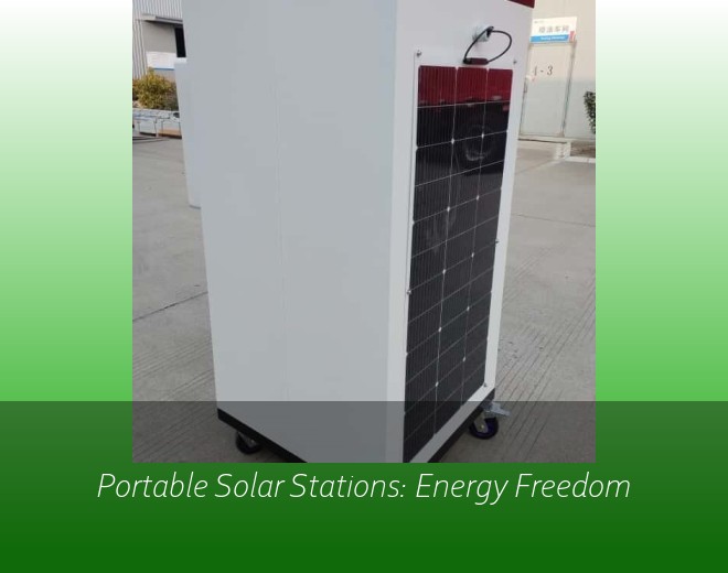 Portable Solar Stations: Energy Freedom
