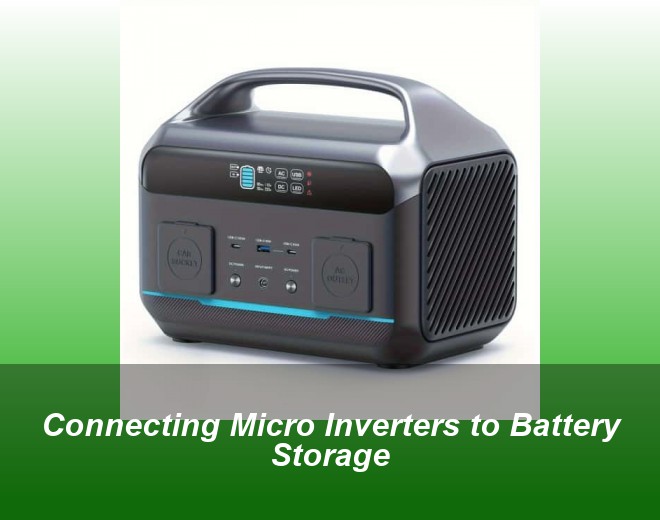 Connecting Micro Inverters to Battery Storage