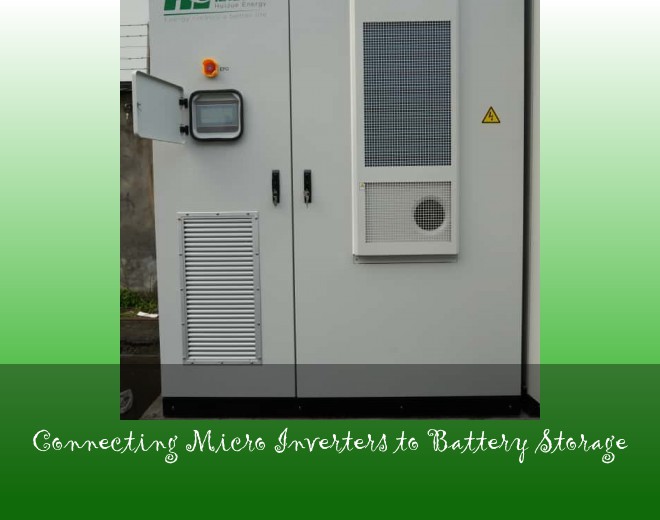 Connecting Micro Inverters to Battery Storage