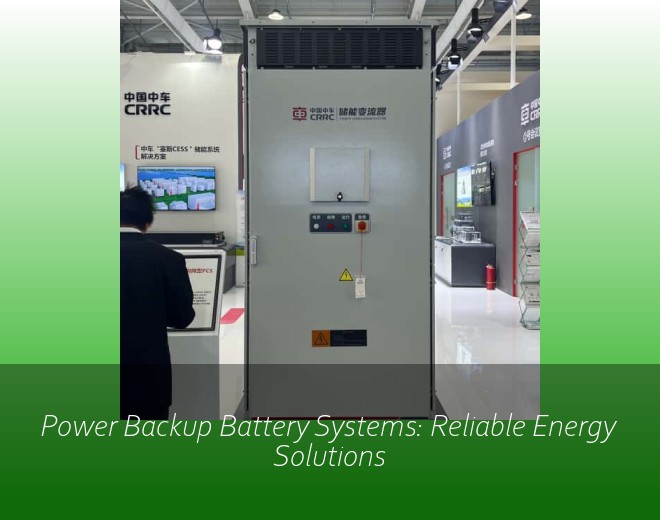 Power Backup Battery Systems: Reliable Energy Solutions