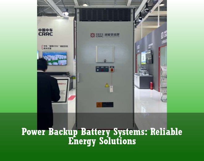 Power Backup Battery Systems: Reliable Energy Solutions