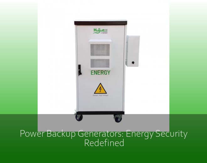 Power Backup Generators: Energy Security Redefined