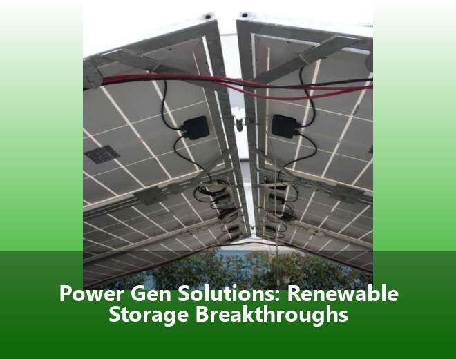 Power Gen Solutions: Renewable Storage Breakthroughs