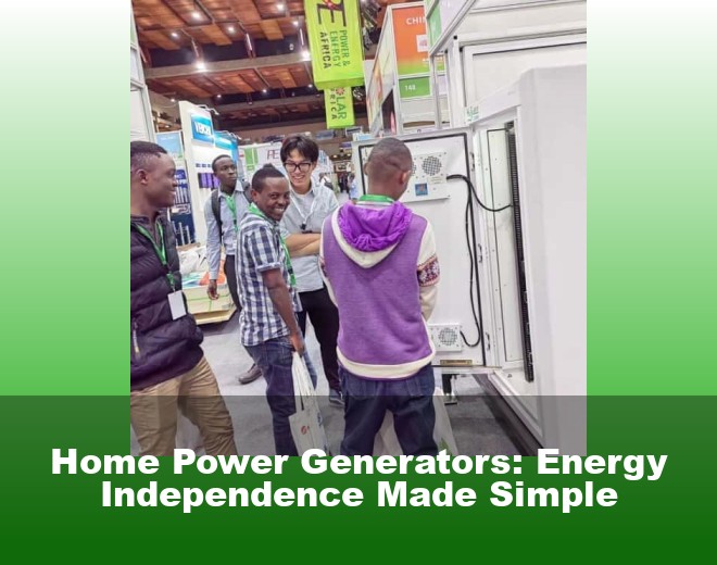 Home Power Generators: Energy Independence Made Simple