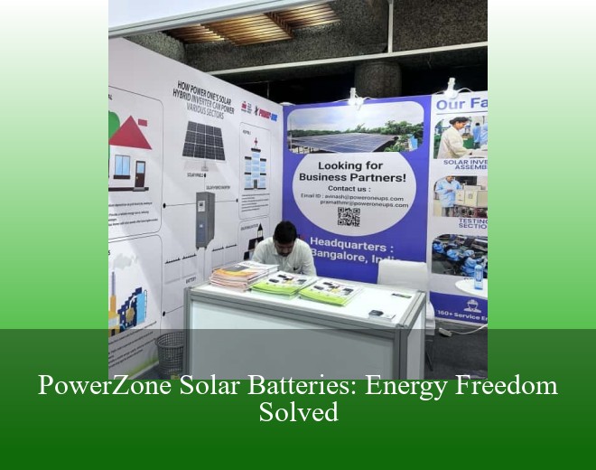 PowerZone Solar Batteries: Energy Freedom Solved
