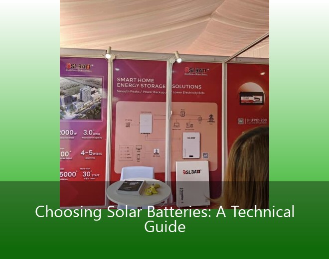 Choosing Solar Batteries: A Technical Guide