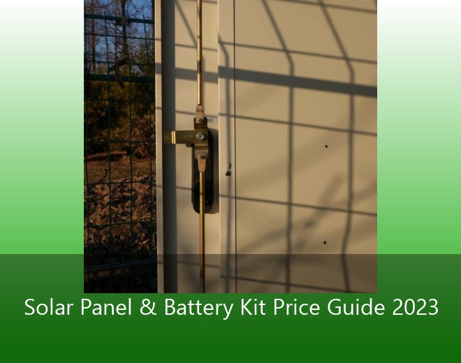 Solar Panel & Battery Kit Price Guide 2023